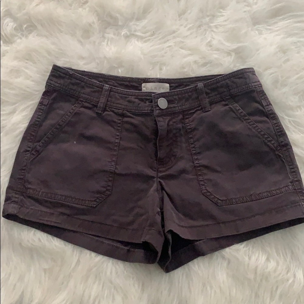 Brown hinge shorts